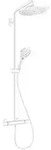 Hansgrohe Croma Select S Showerpipe 280 1jet mit Thermostat und Handbrause - wei&szlig;