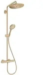 Hansgrohe Croma Select S Showerpipe 280 1jet mit Thermostat und Handbrause - brushed
