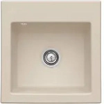 Villeroy & Boch Subway 50 S K&uuml;chensp&uuml;le, mit Ablaufgarnitur mit Handbet&auml;tigung,