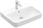 Villeroy & Boch O.Novo Einbau-/Aufsatz-Becken 600 x 460mm mit Hahnloch, mit &Uuml;berlauf