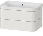 Duravit Happy D.2 Plus M&ouml;belwaschtisch c-bonded mit Unterbau, wandh&auml;ngend, 775 x