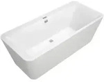 Villeroy & Boch Squaro Edge 12 Duo freistehende Badewanne Sch&uuml;rze in Wannenfarbe -