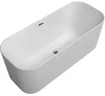 Villeroy & Boch Finion Duo freistehende Badewanne Quaryl Ausstattung gold
