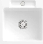 Villeroy & Boch 33451FRW, Villeroy & Boch Siluet 50 S flat K&uuml;chensp&uuml;le Stone White