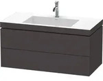 Duravit L-Cube M&ouml;belwaschtisch c-bonded mit Unterbau wandh&auml;ngend, LC6928O, 1000 x