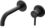 Steinberg Serie 100 Waschtisch-Wand-Einhebelmischer - schwarz matt