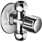 Schell Eckventil COMFORT, mit 2 Abg&auml;ngen - chrom