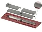 TECE TECEdrainline-Evo, Duschrinne, mit Wandfliesenauflage, 700mm - neutral