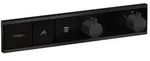 Hansgrohe RainSelect Thermostat Unterputz f&uuml;r 2 Verbraucher - schwarz matt