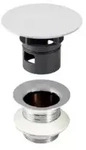 Geberit Ablaufventil mit freiem Auslauf, 8cm - chrom