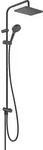 Hansgrohe Vernis Shape Showerpipe 230 1jet Reno - schwarz matt