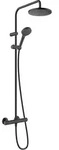 Hansgrohe Vernis Blend Showerpipe 200 1jet mit Thermostat - schwarz matt