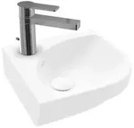 Villeroy & Boch Subway 3.0 Eck-Handwaschbecken 320mm - stone white