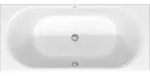 Duravit D-Neo Oval-Badewanne 1800 x 800mm, mit 2 R&uuml;ckenschr&auml;gen - wei&szlig;