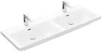 Villeroy & Boch Subway 3.0 Schrank-Doppelwaschtisch 1300 x 470mm - Wei&szlig; Alpin