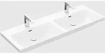Villeroy & Boch Subway 3.0 Schrank-Doppelwaschtisch 1300 x 470mm - wei&szlig;