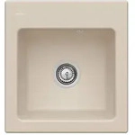 Villeroy & Boch Subway 45 XS K&uuml;chensp&uuml;le, mit Ablaufgarnitur mit Handbet&auml;tigung,