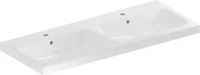 Geberit 501838001, Geberit iCon light Doppel-Waschtisch; 1200mm; Hahnloch links und