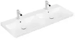 Villeroy & Boch Avento Schrank-Doppelwaschtisch - Stone white CeramicPlus