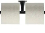 Duravit Starck T Papierrollenhalter doppelt - schwarz matt