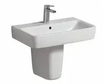 Geberit Renova Comprimo Halbs&auml;ule - wei&szlig;