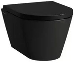 LAUFEN Kartell sp&uuml;lrandloses Wand WC Compact - schwarz matt