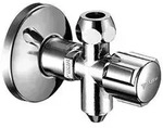 Schell Eckventil COMFORT, mit Entleerungsstutzen - chrom