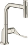 Axor 39862800, Axor Citterio Einhebel-K&uuml;chenmischer mit Ausziehbrause Edelstahl