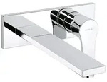 KLUDI Zenta SL Unterputz-Waschtisch-Zweiloch Wand-Einhandmischer - chrom