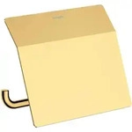 Hansgrohe AddStoris Papierrollenhalter mit Deckel - polished gold optic