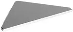 KEUCO Edition 400 Eckduschablage - Aluminium
