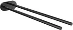 emco round Handtuchhalter, 2-armig - schwarz