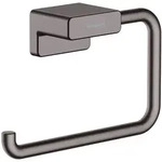 Hansgrohe AddStoris Papierrollenhalter ohne Deckel - brushed black