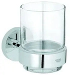 GROHE Essentials Glas mit Halter - chrom