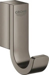 GROHE 41039AL0, GROHE Selection Einfacher Bademantelhaken hard graphite geb&uuml;rstet