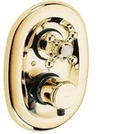 KLUDI 1926 Unterputz-Thermostatarmatur mit Absperrventil - gold