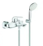 GROHE Eurostyle Einhand-Wannenbatterie f&uuml;r Wandmontage, mit geschlossenem Hebelgriff