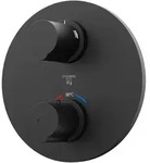 Steinberg Serie 100 Unterputzthermostat f&uuml;r 2 Verbraucher - schwarz matt