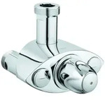 GROHE Thermostat-Batterie Grohtherm XL Wandmontage DN32 chrom - chrom