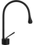 Gessi Goccia Waschtisch-Einhebelmischer Radius 90mm, schwarz matt - schwarz matt