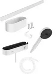 Hansgrohe WallStoris Bundle Handbrause 105 3jet Activation, mit Thermostat - wei&szlig;
