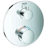 GROHE Grohtherm Thermostat-Brausebatterie, rund - chrom