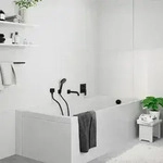 Hansgrohe Vernis Shape Wanneneinlauf - schwarz matt