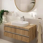 Hansgrohe Vernis Blend Einhebel-Waschtischmischer 190 mit Zugstangen-Ablaufgarnitur -