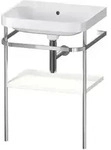 Duravit Happy D.2 Plus M&ouml;belwaschtisch c-shaped mit Metallkonsole, bodenstehend, 575
