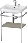 Duravit Happy D.2 Plus M&ouml;belwaschtisch c-shaped mit Metallkonsole, bodenstehend, 575