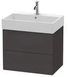 Duravit L-Cube Waschtischunterbau LC6276 f&uuml;r Vero Air Waschtisch - Graphit supermatt
