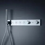 Axor ShowerSolutions Thermostatmodul Select 600/90 f&uuml;r 4 Verbraucher Fertigset -