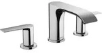 Hansgrohe Vivenis 3-Loch Waschtischarmatur 90 mit Zugstangen-Ablaufgarnitur - chrom