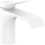 Hansgrohe Vivenis Einhebel-Waschtischmischer 80 mit Zugstangen-Ablaufgarnitur - wei&szlig;